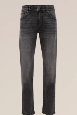 regular fit jeans met medium stretch