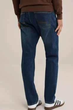 regular fit jeans met medium stretch