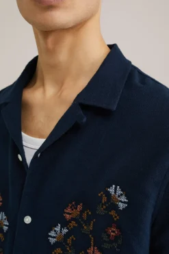 regular fit overhemd met embroidery