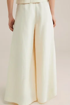 regular fit pantalon van linnenmix - THE ICONIC TROUSERS