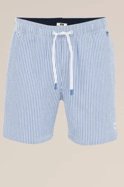 regular fit seersucker zwembroek