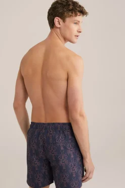 regular fit zwembroek met dessin