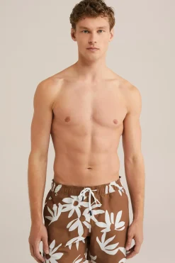 regular fit zwembroek met dessin