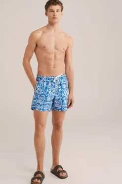 regular fit zwembroek met dessin