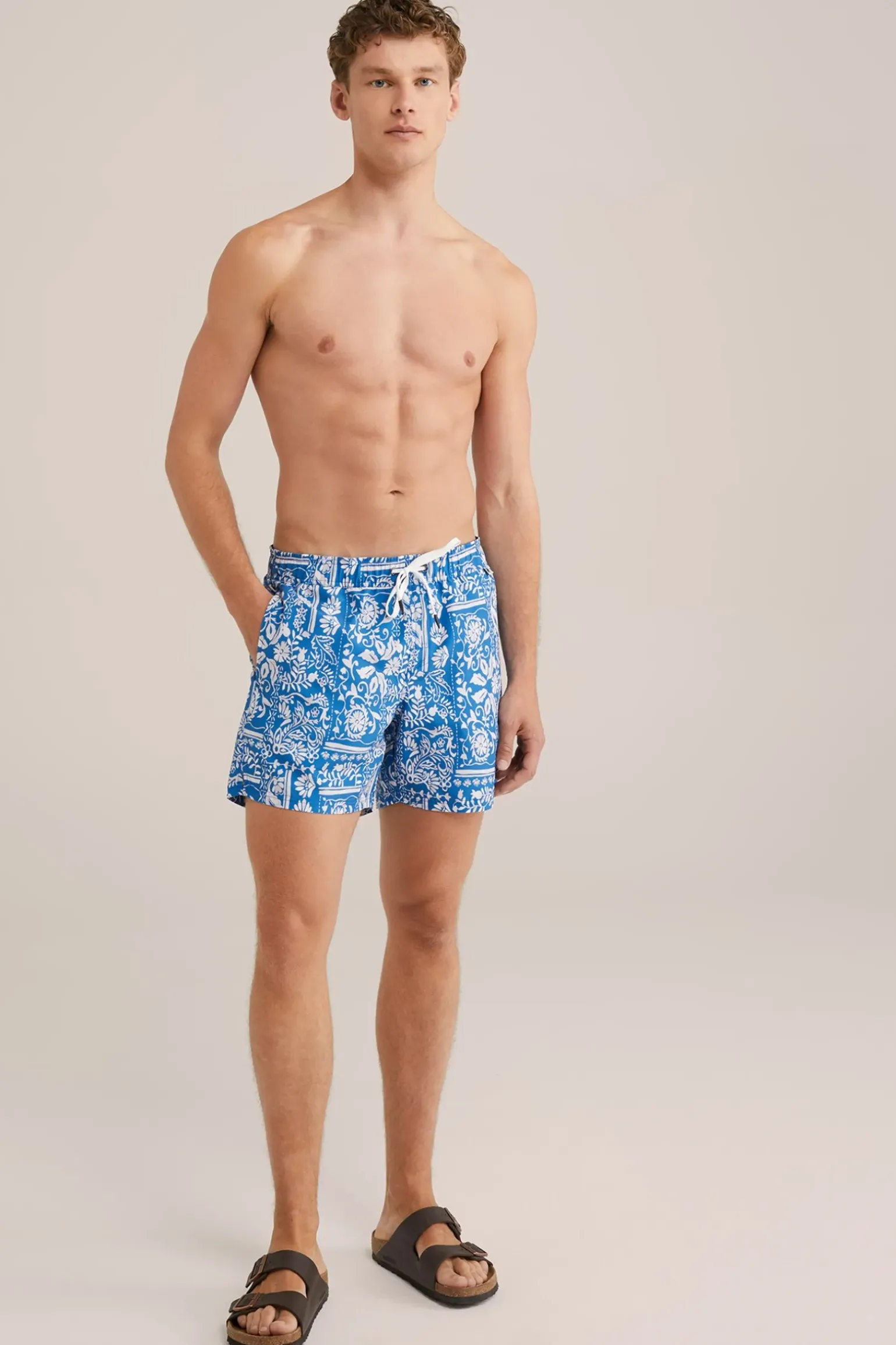 regular fit zwembroek met dessin