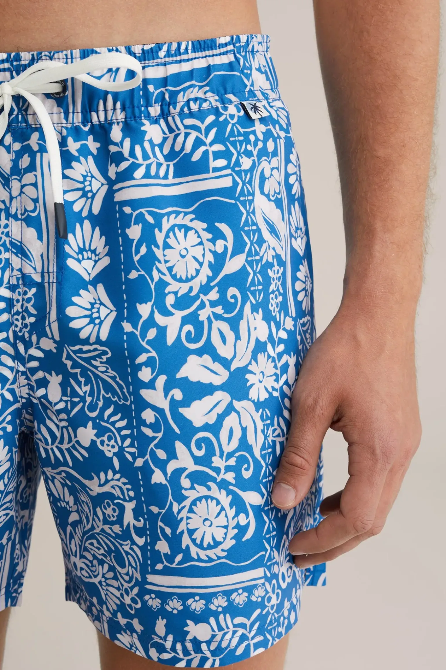 regular fit zwembroek met dessin