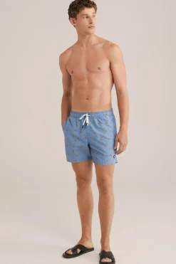 regular fit zwembroek met dessin