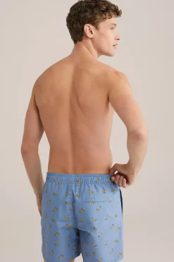 regular fit zwembroek met dessin