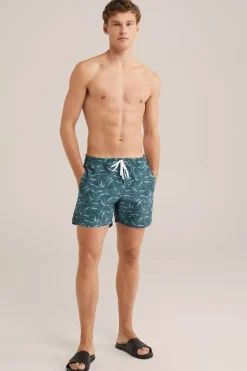regular fit zwembroek met dessin