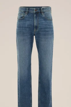 Relaxed fit jeans met medium stretch