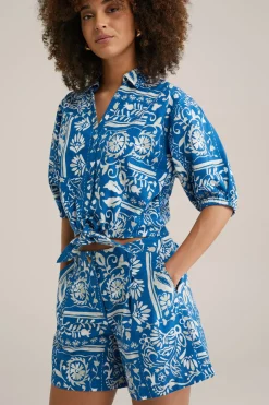 relaxed fit short met dessin