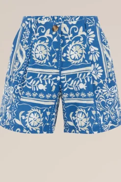 relaxed fit short met dessin