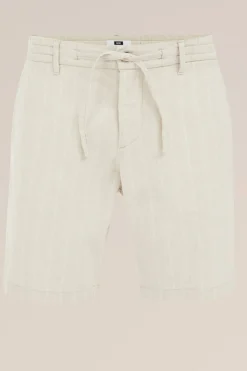 relaxed fit short van linnenmix