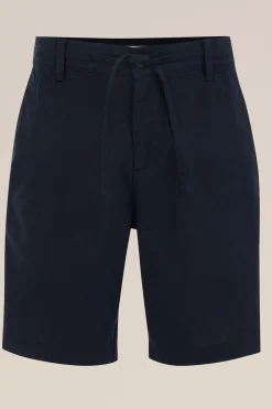 relaxed fit short van linnenmix
