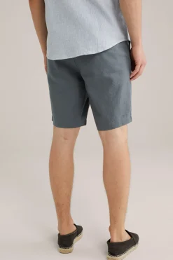 relaxed fit short van linnenmix