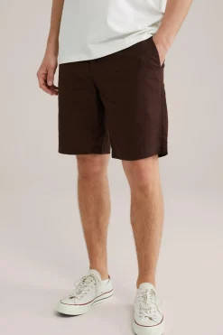 relaxed fit short van linnenmix