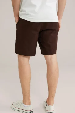 relaxed fit short van linnenmix