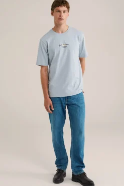 relaxed fit T-shirt met opdruk