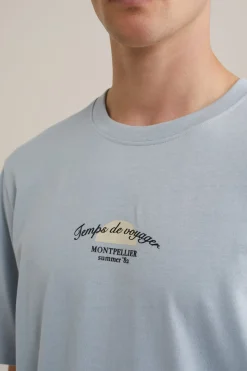 relaxed fit T-shirt met opdruk