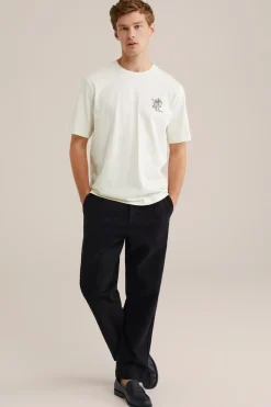 relaxed fit T-shirt met opdruk