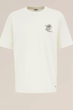 relaxed fit T-shirt met opdruk