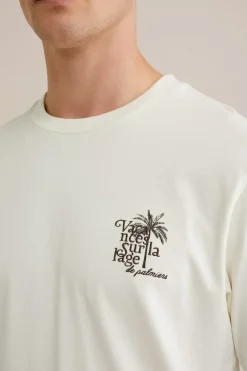relaxed fit T-shirt met opdruk