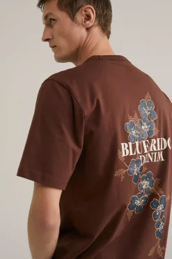 Relaxed fit T-shirt met opdruk