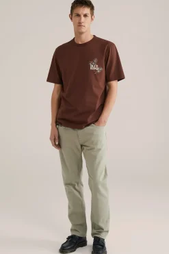 Relaxed fit T-shirt met opdruk