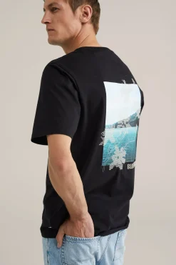 Relaxed T-shirt met opdruk