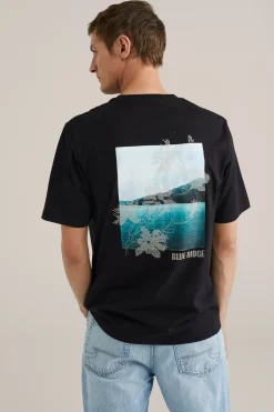Relaxed T-shirt met opdruk