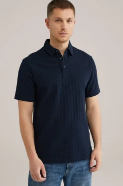 Seersucker polo