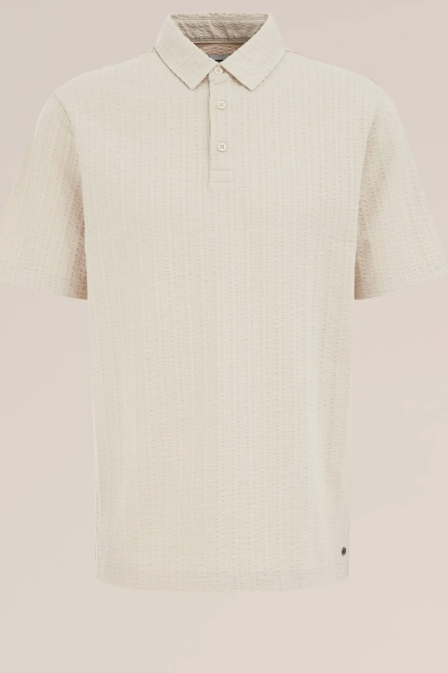 Seersucker polo