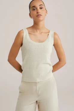 singlet met glittergaren