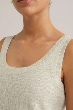 singlet met glittergaren