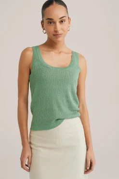 singlet met glittergaren