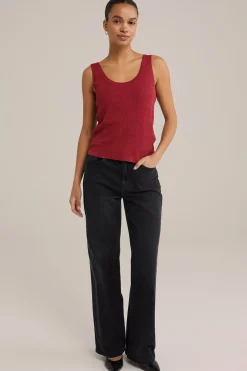 singlet met glittergaren
