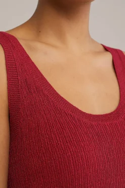 singlet met glittergaren