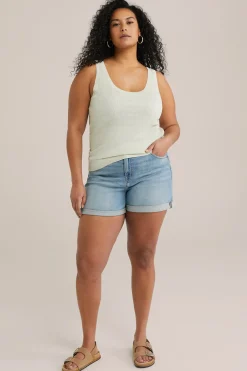 singlet met glittergaren - Curve