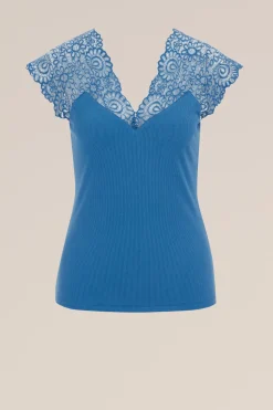 Singlet met kant