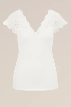 singlet met kant