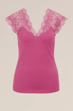 singlet met kant