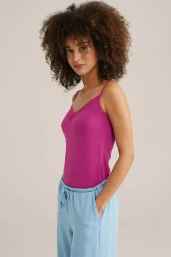singlet met kant