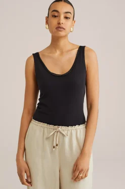 singlet met kant