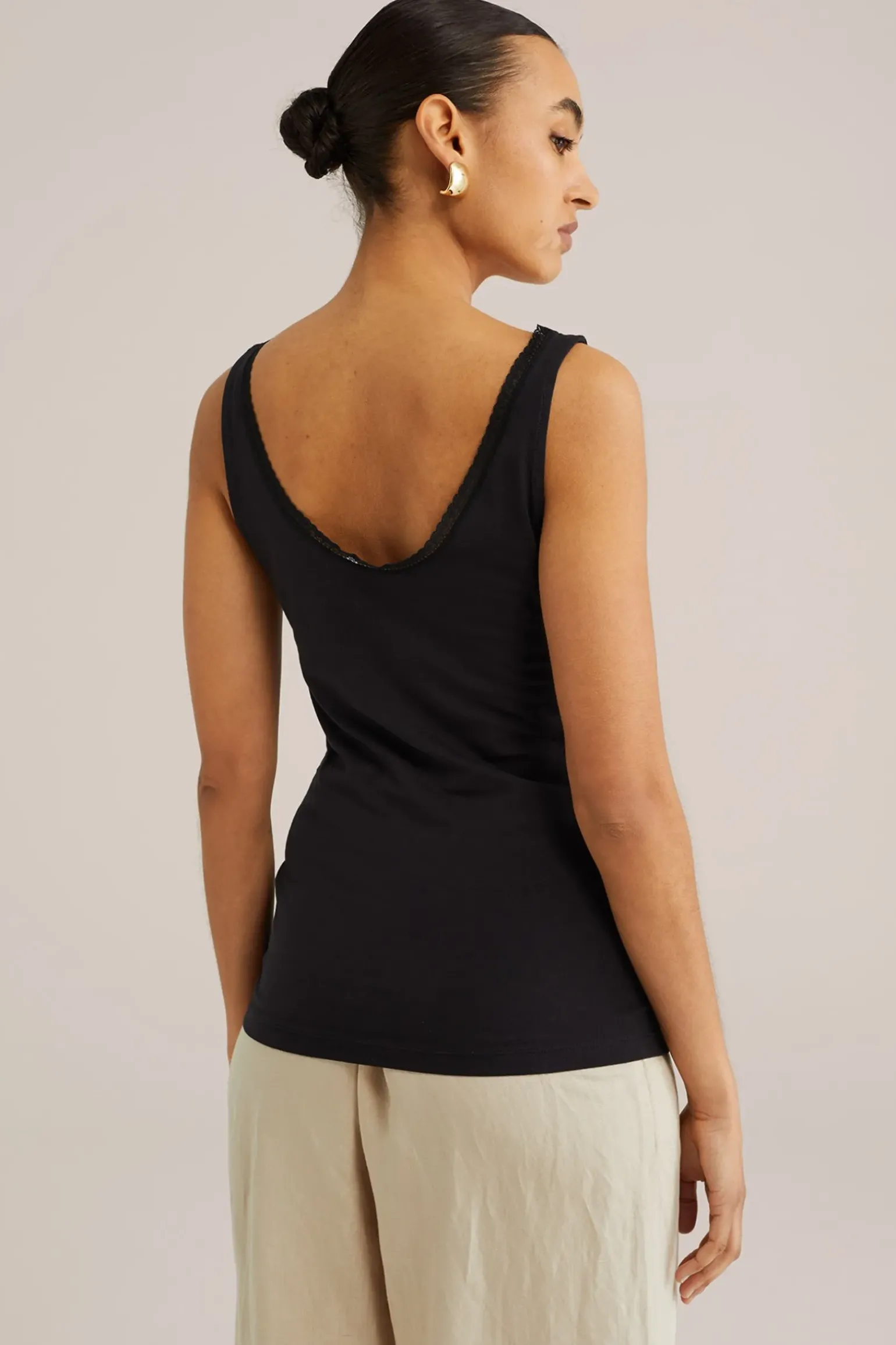 singlet met kant