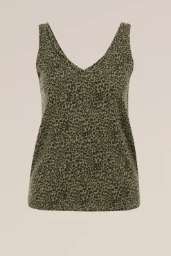 singlet met luipaard print