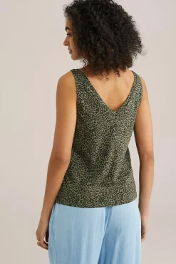 singlet met luipaard print