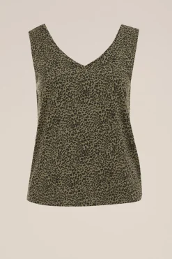 singlet met luipaard print - Curve