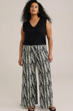 singlet met V-hals - Curve