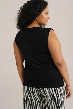 singlet met V-hals - Curve
