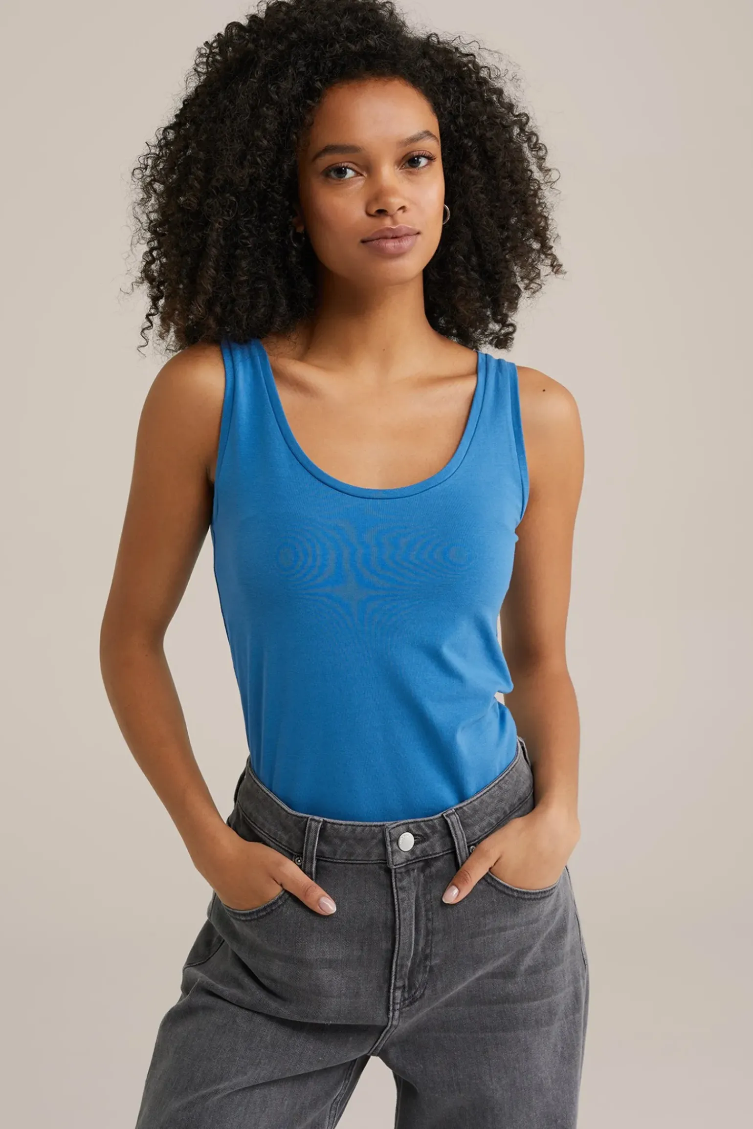 singlet van katoenmix